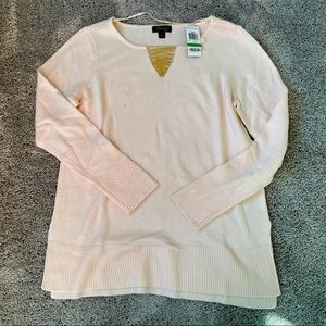 Thalia Sodi Pale Pink Sweater | Large NWT